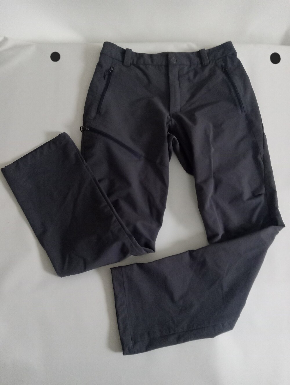 REI Co-op Men’s Hiking Pants 32x32 Grey Zip Pocket Outdoor Trail